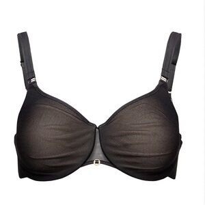 Chantelle C Magnifique Black Minimizer Underwire Bra. Size 36 DD